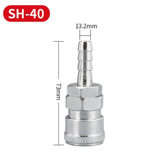 LAIZE SH-40 10pcs C-type Self-lock Air Tube Pneumatic Quick Fitting Connector - Interface Series by LAIZE | Online Shopping UK | buy2fix