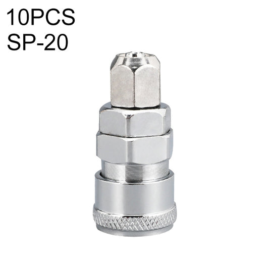 LAIZE SP-20 10pcs C-type Self-lock Air Tube Pneumatic Quick Fitting Connector - Interface Series by LAIZE | Online Shopping UK | buy2fix