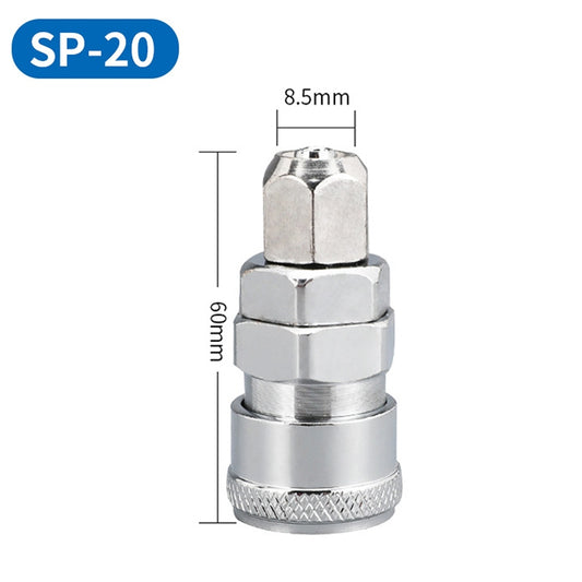 LAIZE SP-20 10pcs C-type Self-lock Air Tube Pneumatic Quick Fitting Connector - Interface Series by LAIZE | Online Shopping UK | buy2fix