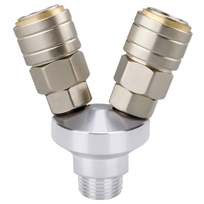 LAIZE Two Way G1/2 C-type Self-lock Pneumatic Components - Interface Series by LAIZE | Online Shopping UK | buy2fix