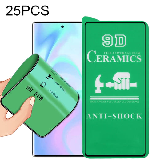 For Samsung Galaxy S23 Ultra 5G 25pcs 9D Full Screen Full Glue Ceramic Film - Galaxy S23 Ultra 5G Tempered Glass by buy2fix | Online Shopping UK | buy2fix
