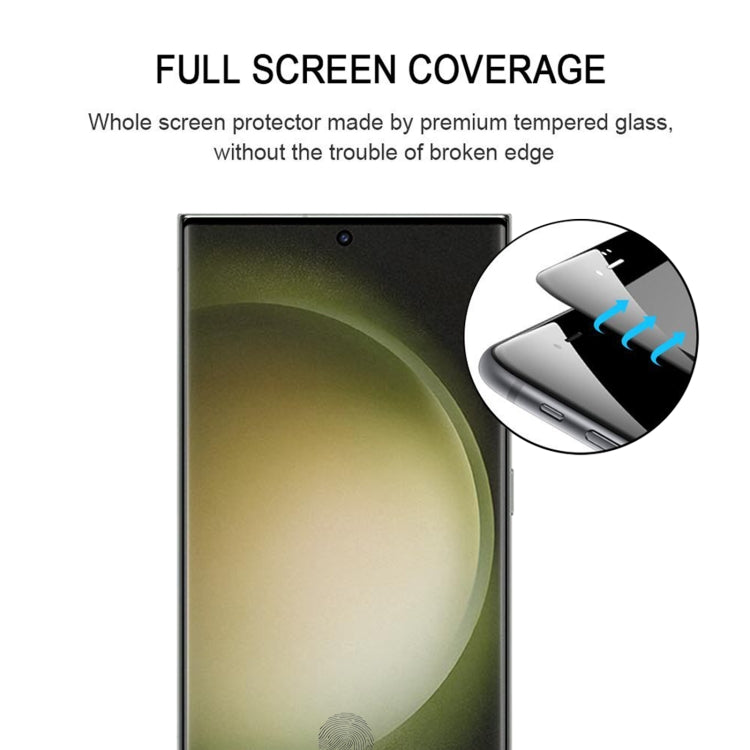 For Samsung Galaxy S23 Ultra 5G 3D Curved Edge Full Screen Edge Glue Tempered Glass Film - Galaxy S23 Ultra 5G Tempered Glass by buy2fix | Online Shopping UK | buy2fix