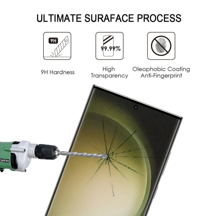 For Samsung Galaxy S23 Ultra 5G 3D Curved Edge Full Screen Edge Glue Tempered Glass Film - Galaxy S23 Ultra 5G Tempered Glass by buy2fix | Online Shopping UK | buy2fix
