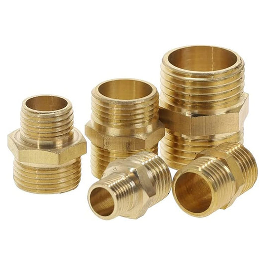 LAIZE 10pcs External Internal Connection Reducing Internal Thread External Thread, Caliber:2 Point by buy2fix