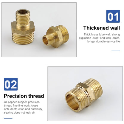 LAIZE 10pcs External Internal Connection Reducing Internal Thread External Thread, Caliber:3 Point by buy2fix