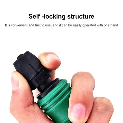 LAIZE SH+PH-20 10pcs Plastic Steel C-type Self-lock Pneumatic Components - Interface Series by LAIZE | Online Shopping UK | buy2fix