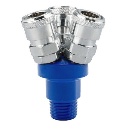 LAIZE Round Triplet G1/2 C-type Self-lock Pneumatic Components - Interface Series by LAIZE | Online Shopping UK | buy2fix