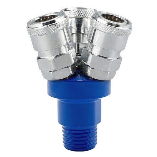 LAIZE Round Triplet G1/2 C-type Self-lock Pneumatic Components - Interface Series by LAIZE | Online Shopping UK | buy2fix