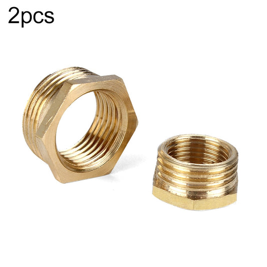 LAIZE 2pcs Compensation External Internal Connection Reducing Internal Thread External Thread, Caliber:4 Point-6 Point by buy2fix