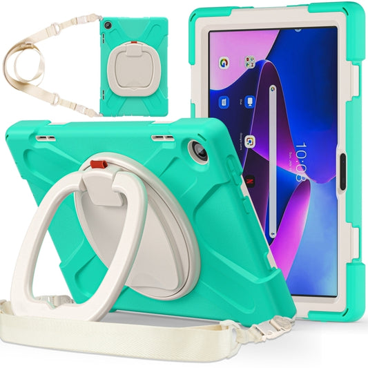 For Lenovo Tab M10 10.1 3rd Gen Silicone + PC Protective Tablet Case(Mint Green) - Lenovo by buy2fix | Online Shopping UK | buy2fix