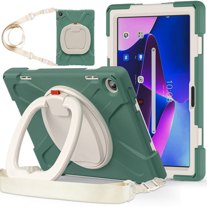 For Lenovo Tab M10 10.1 3rd Gen Silicone + PC Protective Tablet Case(Emerald) - Lenovo by buy2fix | Online Shopping UK | buy2fix