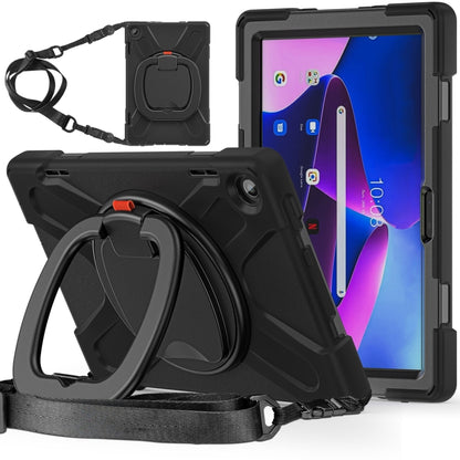 For Lenovo Tab M10 10.1 3rd Gen Silicone + PC Protective Tablet Case(Black) - Lenovo by buy2fix | Online Shopping UK | buy2fix