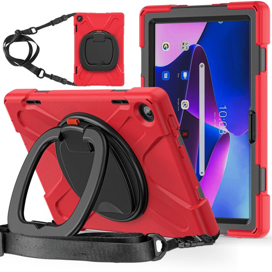 For Lenovo Tab M10 10.1 3rd Gen Silicone + PC Protective Tablet Case(Red) - Lenovo by buy2fix | Online Shopping UK | buy2fix