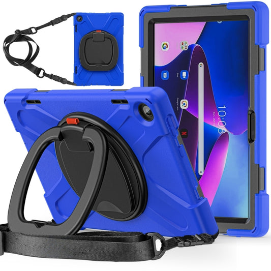 For Lenovo Tab M10 10.1 3rd Gen Silicone + PC Protective Tablet Case(Blue) - Lenovo by buy2fix | Online Shopping UK | buy2fix