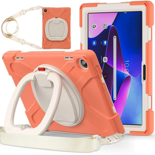For Lenovo Tab M10 10.1 3rd Gen Silicone + PC Protective Tablet Case(Orange) - Lenovo by buy2fix | Online Shopping UK | buy2fix