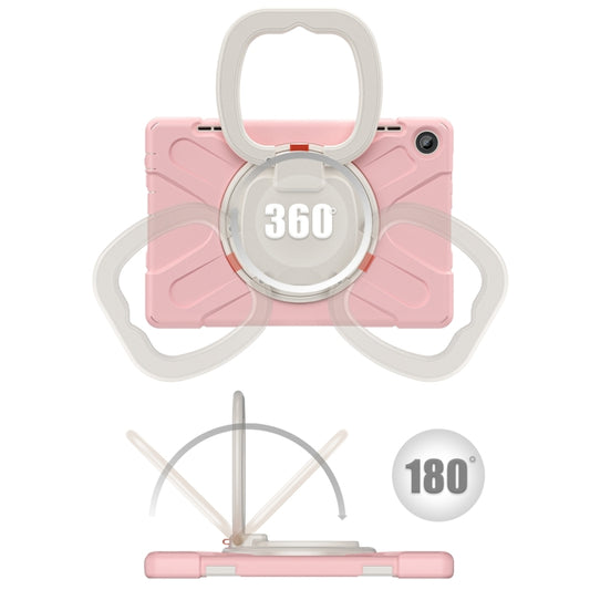 For Lenovo Tab M10 10.1 3rd Gen Silicone + PC Protective Tablet Case(Cherry Blossom Pink) - Lenovo by buy2fix | Online Shopping UK | buy2fix