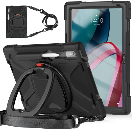 For Lenovo Pad Pro 2022 11.2 inch Silicone + PC Protective Tablet Case(Black) - Lenovo by buy2fix | Online Shopping UK | buy2fix