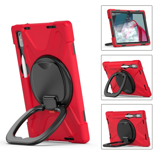 For Lenovo Pad Pro 2022 11.2 inch Silicone + PC Protective Tablet Case(Red) - Lenovo by buy2fix | Online Shopping UK | buy2fix