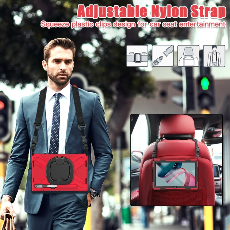 For Lenovo Pad Pro 2022 11.2 inch Silicone + PC Protective Tablet Case(Red) - Lenovo by buy2fix | Online Shopping UK | buy2fix