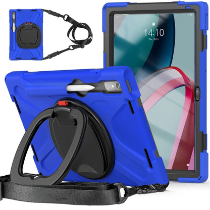 For Lenovo Pad Pro 2022 11.2 inch Silicone + PC Protective Tablet Case(Blue) - Lenovo by buy2fix | Online Shopping UK | buy2fix