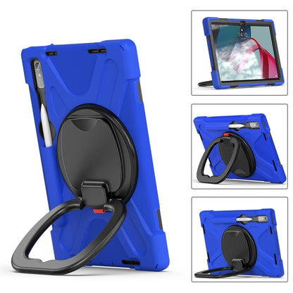 For Lenovo Pad Pro 2022 11.2 inch Silicone + PC Protective Tablet Case(Blue) - Lenovo by buy2fix | Online Shopping UK | buy2fix