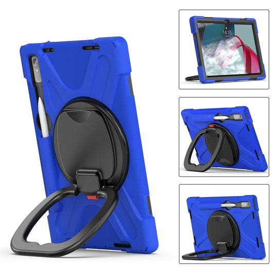 For Lenovo Pad Pro 2022 11.2 inch Silicone + PC Protective Tablet Case(Blue) - Lenovo by buy2fix | Online Shopping UK | buy2fix