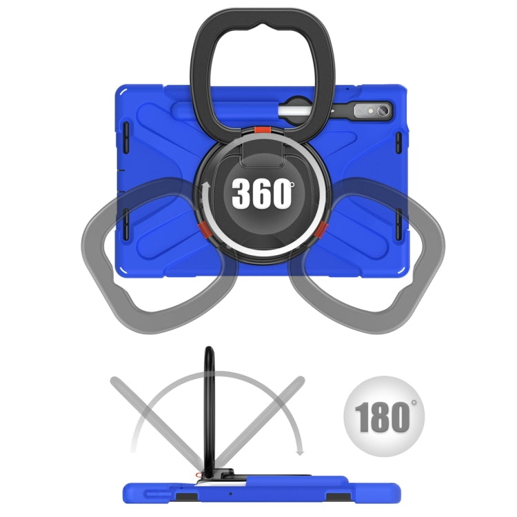 For Lenovo Pad Pro 2022 11.2 inch Silicone + PC Protective Tablet Case(Blue) - Lenovo by buy2fix | Online Shopping UK | buy2fix