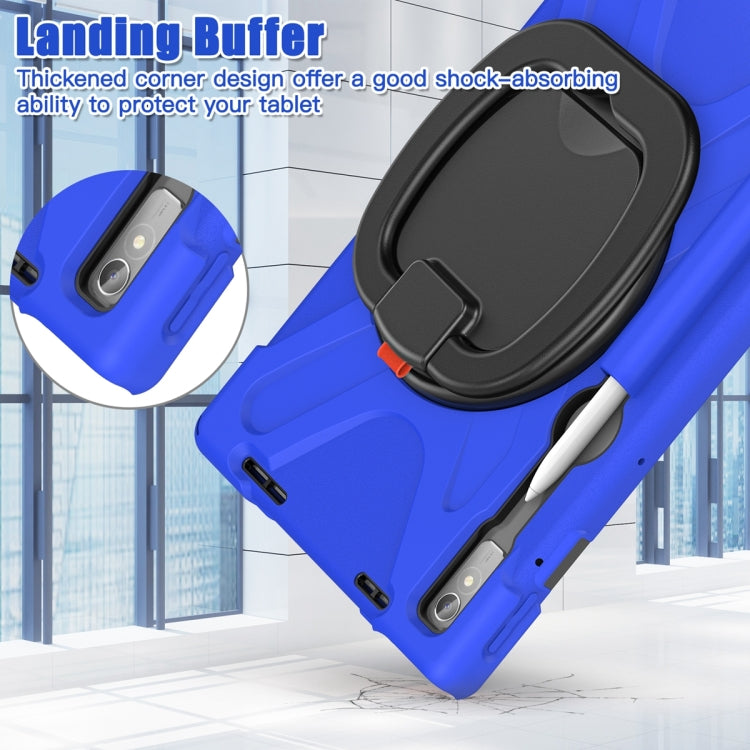 For Lenovo Pad Pro 2022 11.2 inch Silicone + PC Protective Tablet Case(Blue) - Lenovo by buy2fix | Online Shopping UK | buy2fix