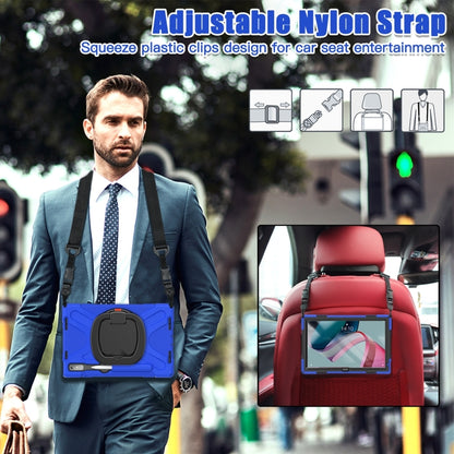For Lenovo Pad Pro 2022 11.2 inch Silicone + PC Protective Tablet Case(Blue) - Lenovo by buy2fix | Online Shopping UK | buy2fix