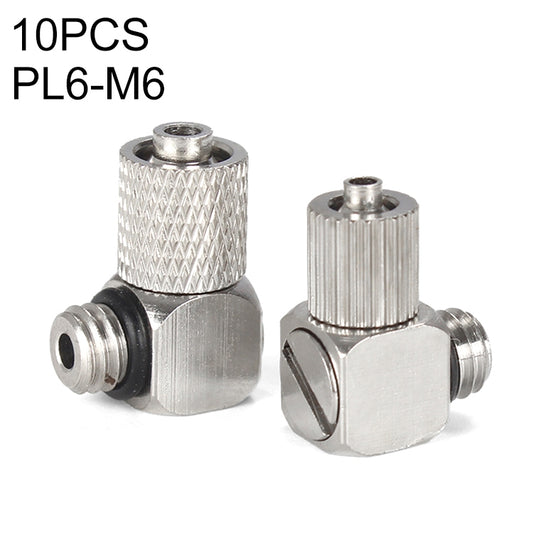 PL6-M6 LAIZE 10pcs Micro Trachea Quick Connector - Interface Series by LAIZE | Online Shopping UK | buy2fix