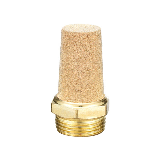LAIZE Half Copper Long Pneumatic Muffler, Caliber:1 Inch - Interface Series by LAIZE | Online Shopping UK | buy2fix