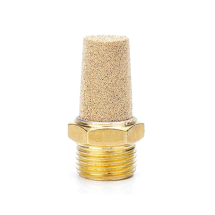 LAIZE Half Copper Long Pneumatic Muffler, Caliber:3 Point - Interface Series by LAIZE | Online Shopping UK | buy2fix