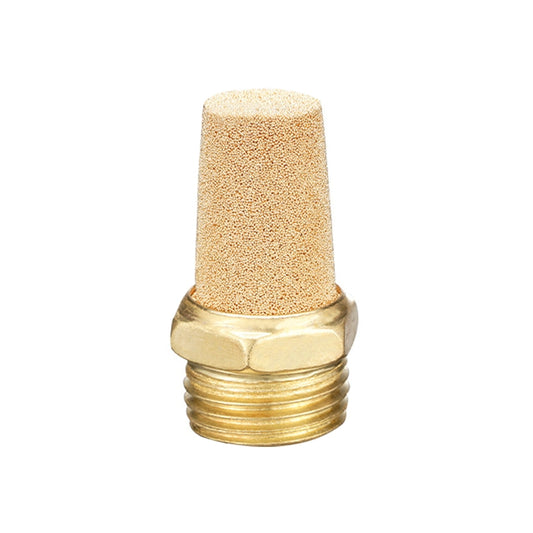 LAIZE Half Copper Long Pneumatic Muffler, Caliber:4 Point - Interface Series by LAIZE | Online Shopping UK | buy2fix