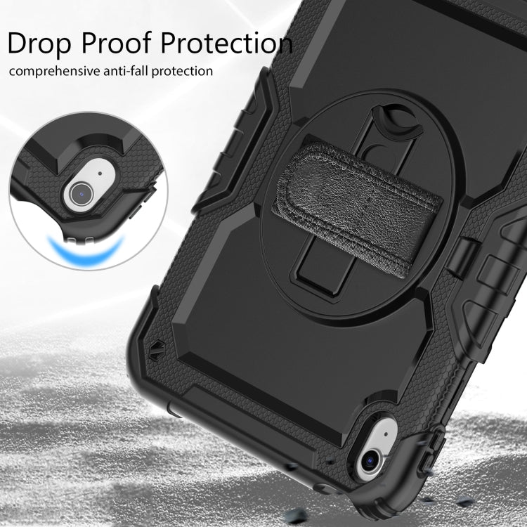 For iPad 2025 / 2022 Silicone + PC Full Body Protection Tablet Case(Black) - iPad 2025 / 2022 Cases by buy2fix | Online Shopping UK | buy2fix