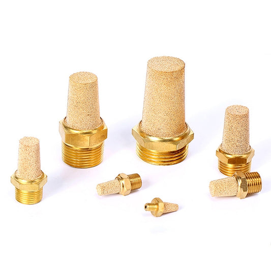LAIZE Full Copper Long Pneumatic Muffler, Caliber:2 Point - Interface Series by LAIZE | Online Shopping UK | buy2fix