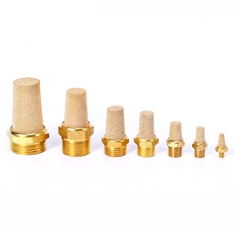 LAIZE Full Copper Long Pneumatic Muffler, Caliber:M5 - Interface Series by LAIZE | Online Shopping UK | buy2fix