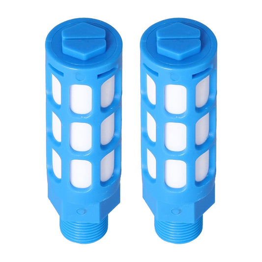 LAIZE Plastic Pneumatic Muffler, Caliber:1 Point(Blue) - Interface Series by LAIZE | Online Shopping UK | buy2fix