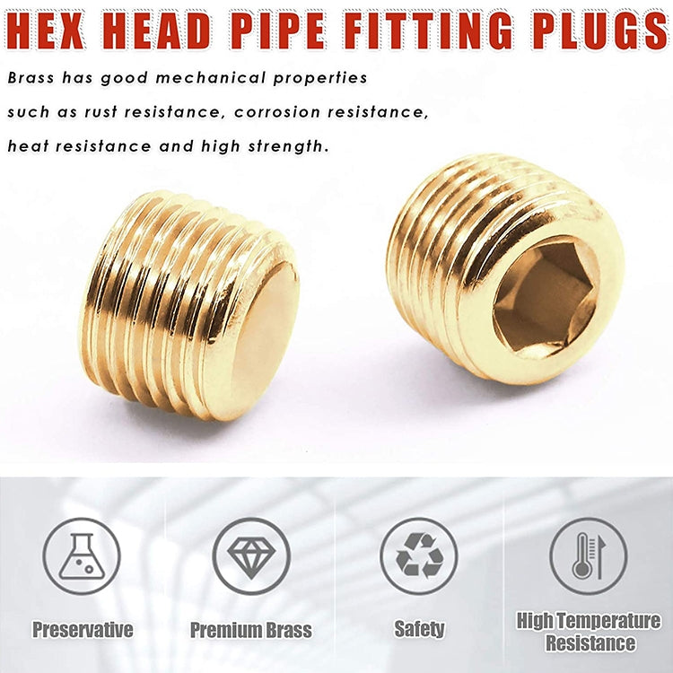 LAIZE 2pcs Copper Plug Connector Accessories, Caliber:4 Point - Interface Series by LAIZE | Online Shopping UK | buy2fix