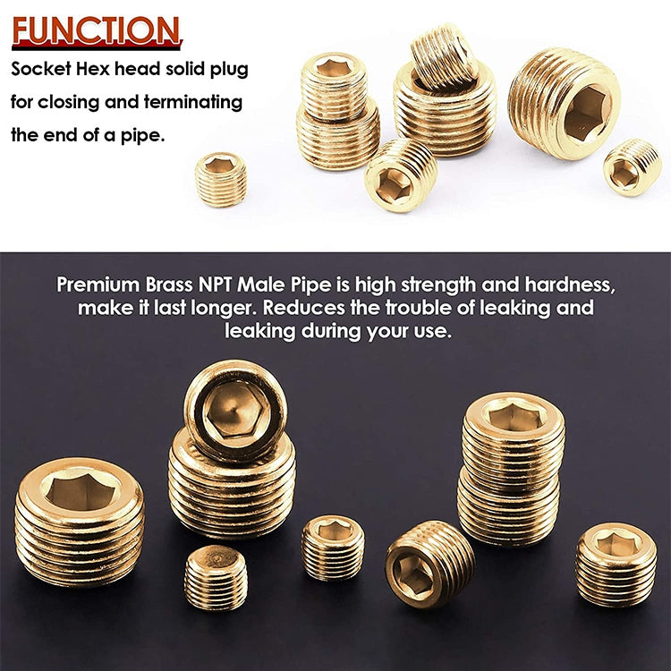 LAIZE 2pcs Copper Plug Connector Accessories, Caliber:4 Point - Interface Series by LAIZE | Online Shopping UK | buy2fix