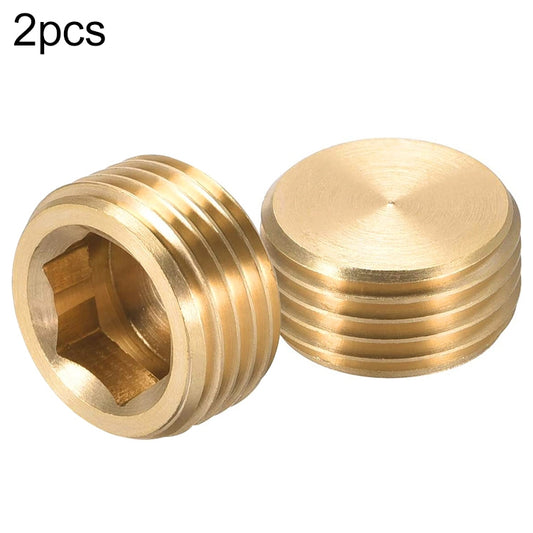 LAIZE 2pcs Copper Plug Connector Accessories, Caliber:4 Point - Interface Series by LAIZE | Online Shopping UK | buy2fix