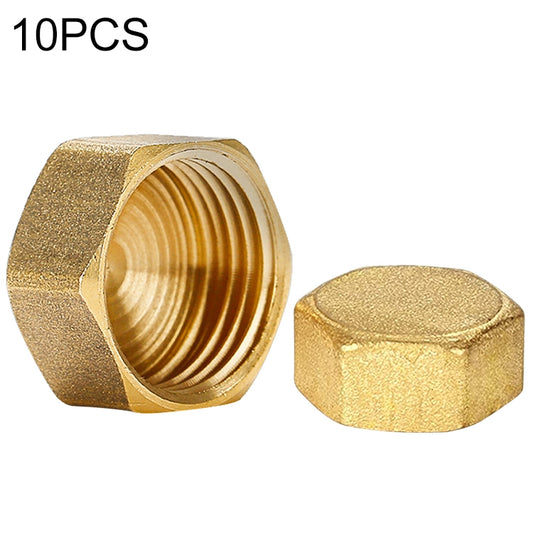 LAIZE 10pcs Hexagon Plug Female Thread, Caliber:1 Point by buy2fix