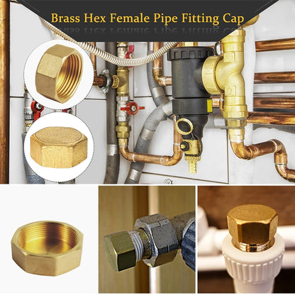 LAIZE 2pcs Hexagon Plug Female Thread, Caliber:4 Point by buy2fix