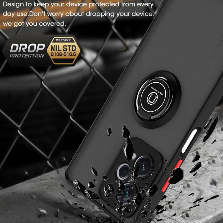 For Xiaomi Redmi Note 12 Pro 5G China Q Shadow 1 Series TPU + PC Ring Holder Phone Case(Royal Blue) by buy2fix