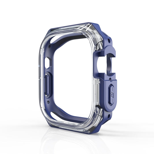 For Apple Watch Ultra 3 / 2 / 1 49mm Double Color Armor Shockproof Case(Blue) by buy2fix
