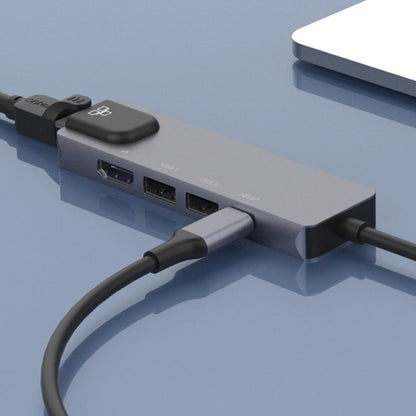 Onten OTN-UC920S USB-C / Type-C Portable Multifunctional HUB Docking Station - USB HUB by Onten | Online Shopping UK | buy2fix