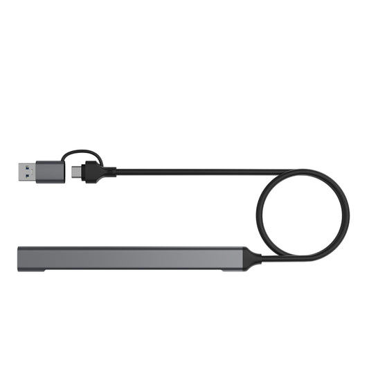 Onten OT-UCA9702 2 in 1 7-port Portable Multifunctional HUB Docking Station - USB HUB by Onten | Online Shopping UK | buy2fix