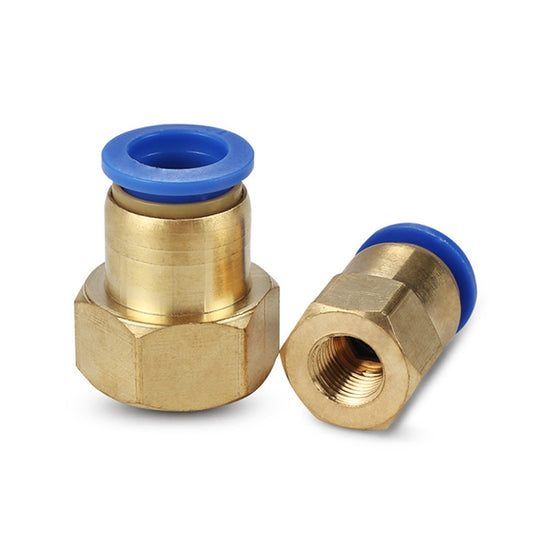 PCF6-03 LAIZE 2pcsFemale Thread Straight Pneumatic Quick Connector - Interface Series by LAIZE | Online Shopping UK | buy2fix