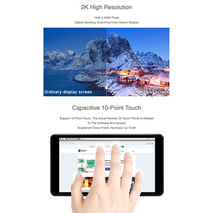 Waveshare Raspberry Pi 5.5 inch 2K Capacitive Touch LCD Display(Black) by WAVESHARE