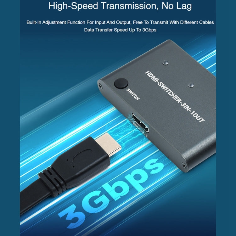 Waveshare 3 in 1 3 inch 4K HDMI Switcher by WAVESHARE