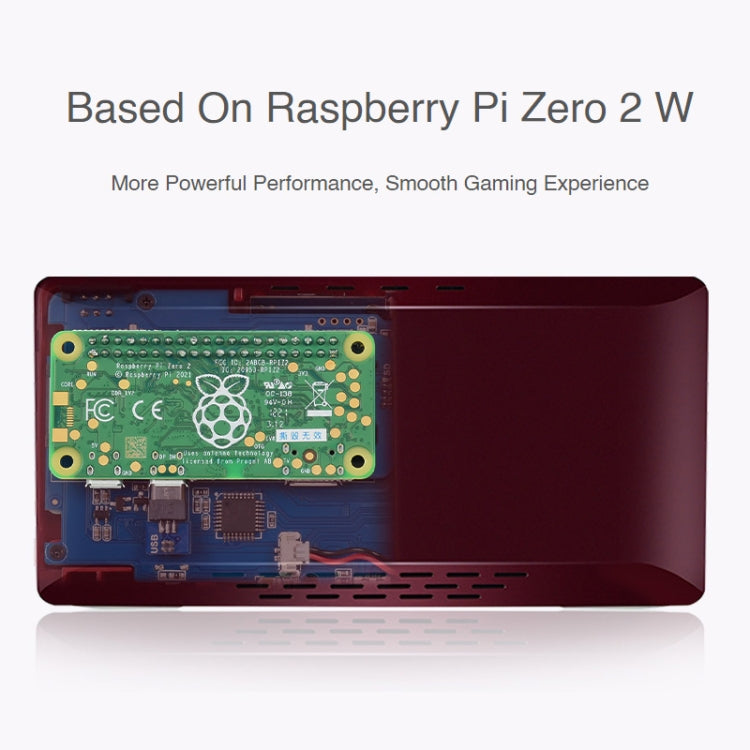 Waveshare GPM280 WiFi Portable Game Console Base on Raspberry Pi Zero, 2W with 32GB TF Card(US Plug) by WAVESHARE